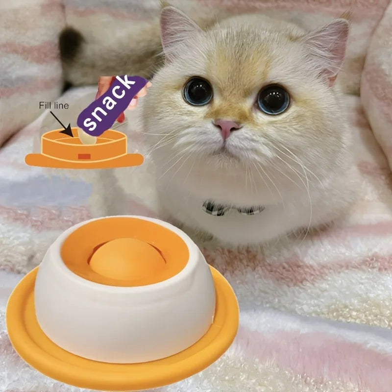 Petopotamus Lick Mat with Massage Bumps — Non-Slip Slow Feeder for Dogs & Cats