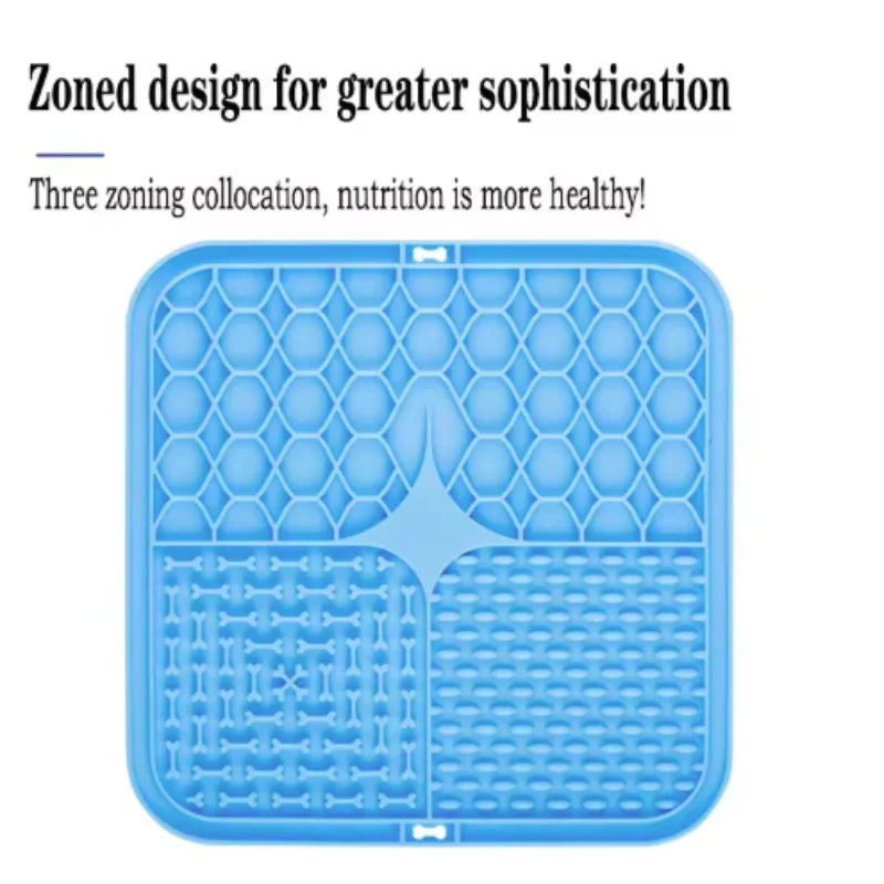 Petopotamus Slow Feeder Lick Mat — Anxiety Relief & Enrichment for Dogs & Cats