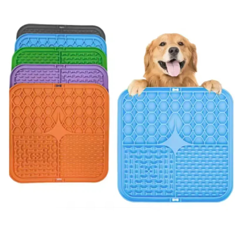 Petopotamus Slow Feeder Lick Mat — Anxiety Relief & Enrichment for Dogs & Cats