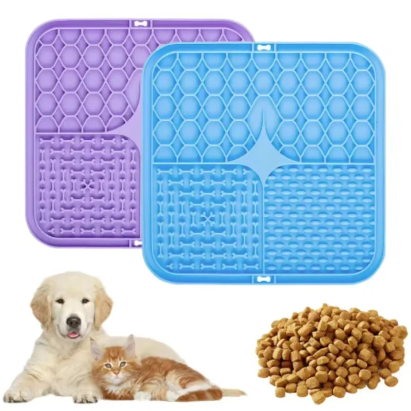 Petopotamus Slow Feeder Lick Mat — Anxiety Relief & Enrichment for Dogs & Cats