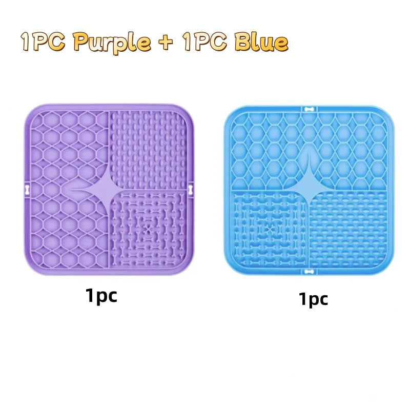 Petopotamus Slow Feeder Lick Mat — Anxiety Relief & Enrichment for Dogs & Cats