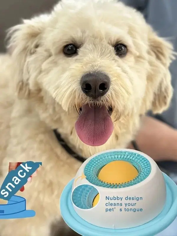 Petopotamus Lick Mat with Massage Bumps — Non-Slip Slow Feeder for Dogs & Cats